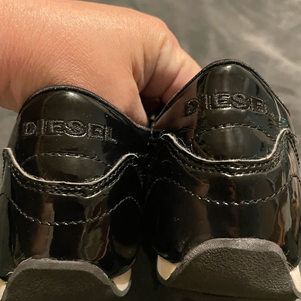 Diesel Black Sneakers with Subtle Gray Accents - Picture 4 of 15